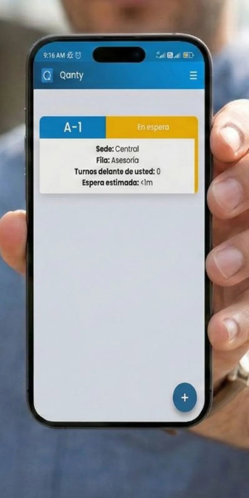 Qanty Mobile App Interface